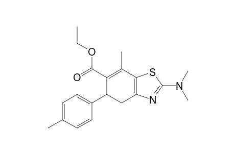 ETHYL-2-DIMETHYLAMINO-7-METHYL-5-(4-METHYLPHENYL)-4,5-DIHYDROXYBENZOTHIAZOLE-6-CARBOXYLATE