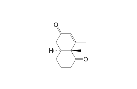 1,6(2H,5H)-Naphthalenedione, 3,4,4a,8a-tetrahydro-8,8a-dimethyl-, trans-