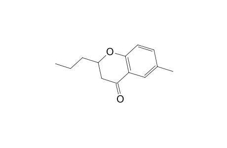 4H-1-Benzopyran-4-one, 2,3-dihydro-6-methyl-2-propyl-