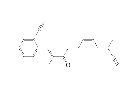 1,4,6,8-Undecatetraen-10-yn-3-one, 1-(2-ethynylphenyl)-2,9-dimethyl-, (E,E,Z,E)-