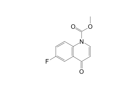 6-Fluoro-1-methoxycarbonyl-4-quinolone