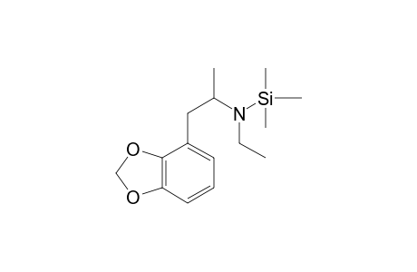 N-Ethyl-2,3-methylenedioxyamphetamine TMS