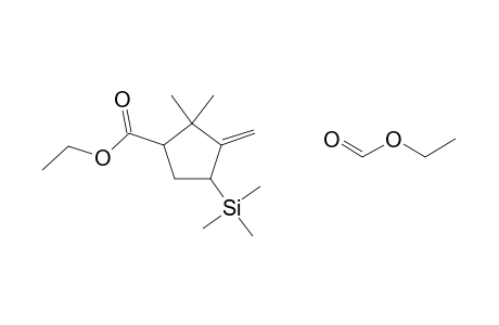 CYCLOPENTAN-1R,2-trans-DICARBOXYLIC ACID, 5,5-DIMETHYL-4-METHYLENE-cis-3-TRIMETHYLSILYL-, DIETHYL ESTER