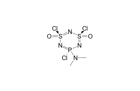 1(ALPHA),3(ALPHA),5(BETA)-1,3,5-TRICHLORO-5-DIMETHYLAMINO-1(LAMBDA-6),3(LAMBDA-6),2,4,6,5(LAMBDA-5)-DITHIATRIAZAPHOSPHORINE-1,3-DIOXIDE