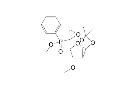 5,6-Anhydro-1,2-O-isopropylidene-5-[(R)-(methoxy)phenylphosphinyl]-3-O-methyl-.beta.-D-arabino-hexofuranose