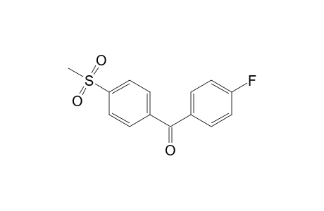 Methanone, (4-fluorophenyl)[4-(methylsulfonyl)phenyl]-