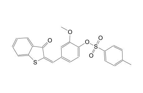 benzo[b]thiophen-3(2H)-one, 2-[[3-methoxy-4-[[(4-methylphenyl)sulfonyl]oxy]phenyl]methylene]-, (2E)-