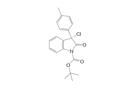 (3S)-tert-butyl 3-chloro-2-oxo-3-p-tolylindoline-1-carboxylate