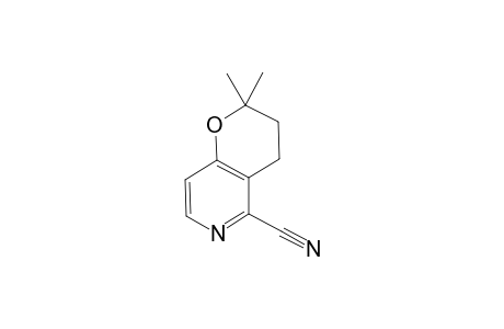 2,2-dimethyl-3,4-dihydro-2H-pyrano[3,2-c]pyridine-5-carbonitrile