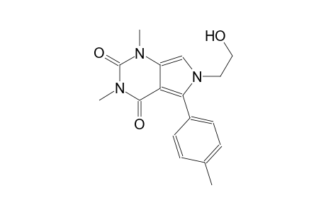 6-(2-hydroxyethyl)-1,3-dimethyl-5-(4-methylphenyl)-1H-pyrrolo[3,4-d]pyrimidine-2,4(3H,6H)-dione