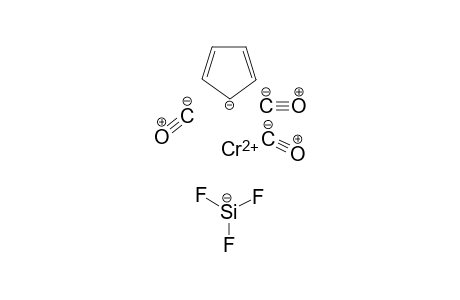 Tricarbonyl(pi-cyclopentadienyl)(trifluorosilyl)chromium(II)