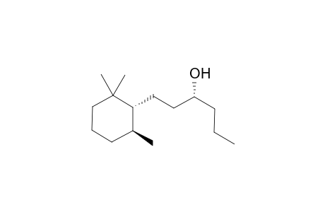 (3R)-1-[(1R,6S)-2,2,6-trimethylcyclohexyl]-3-hexanol