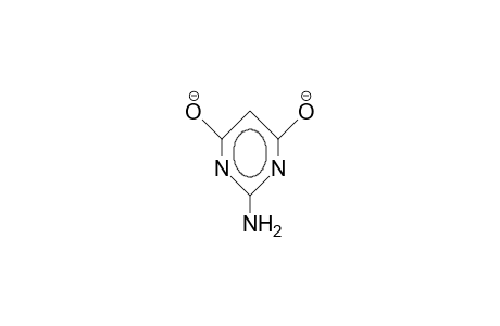 2-Amino-4,6-pyrimidinediolate dianion