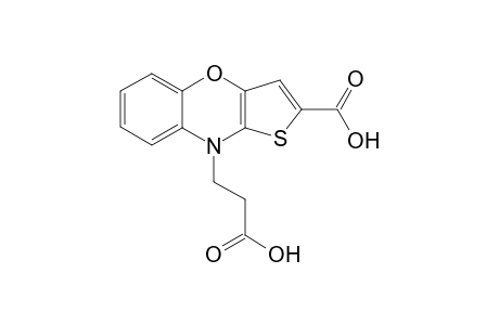 2-Carboxy-9-N-propionic acidthieno[3,2-b][1,4]-benzoxazine