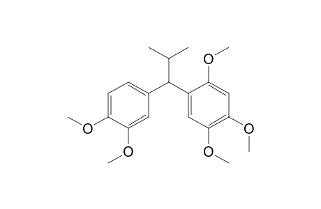1-(2,4,5-trimethoxyphenyl)-1-(3,4-dimethoxyphenyl)-2-methylpropane