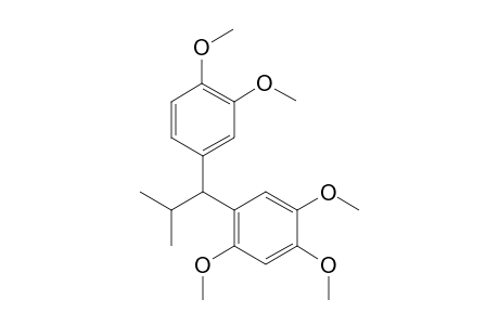 1-(2,4,5-trimethoxyphenyl)-1-(3,4-dimethoxyphenyl)-2-methylpropane