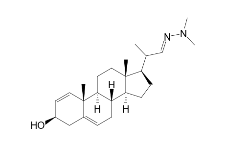 3-.beta.-Hydroxypregna-1,5-diene-20-carbaldehyde - N,N-dimethylhydrazone