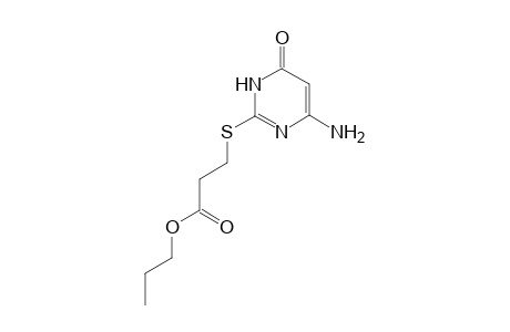 Propyl 3-[(4-amino-6-oxo-1H-pyrimidin-2-yl)sulfanyl]propanoate