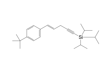 (E)-(5-(4-(Tert-butyl)phenyl)pent-4-en-1-yn-1-yl)triisopropylsilane