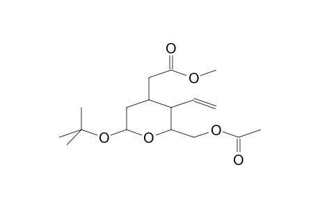 2H-PYRAN-4-ACETIC ACID, 2-[(ACETYLOXY)METHYL]-6-(1,1-DIMETHYLETHOXY)-3-ETHENYLTETRAHYDRO- METHYL ESTER