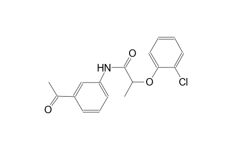 N-(3-acetylphenyl)-2-(2-chlorophenoxy)propanamide