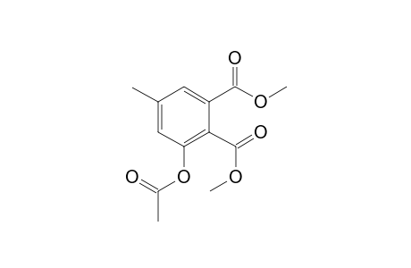 1,2-Benzenedicarboxylic acid, 3(or 5)-(acetyloxy)-5(or 3)-methyl-, dimethyl ester