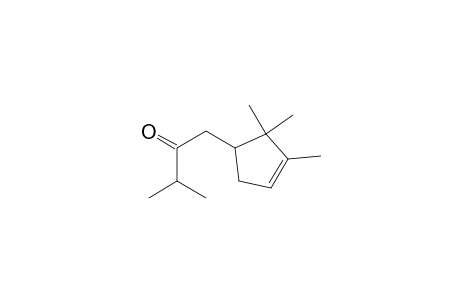 2-Butanone, 3-methyl-1-(2,2,3-trimethyl-3-cyclopenten-1-yl)-, (R)-