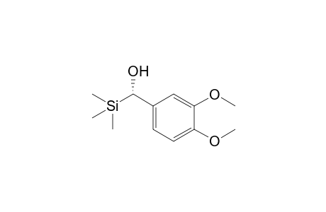 (S)-(-)-3,4-Dimethoxy-.alpha.-(trimethylsilyl)benzenemethanol