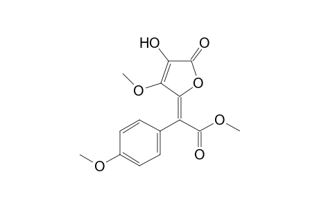 4-Methoxy-3-hydroxy-5-[.alpha.-(methoxycarbonyl)-4-methoxybenzylidene]-dihydrofuran-2-one