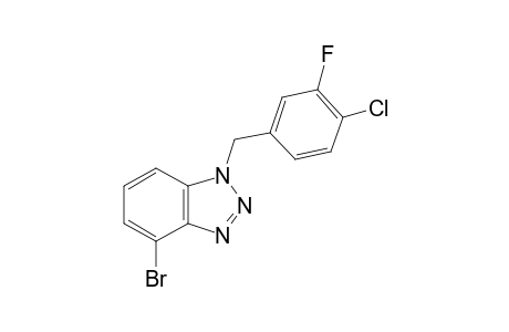 4-Bromo-1-(4-chloro-3-fluorobenzyl)-1H-benzotriazole