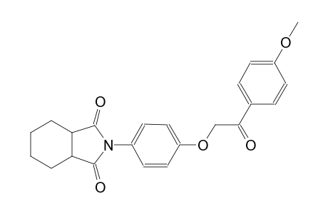 1H-isoindole-1,3(2H)-dione, hexahydro-2-[4-[2-(4-methoxyphenyl)-2-oxoethoxy]phenyl]-