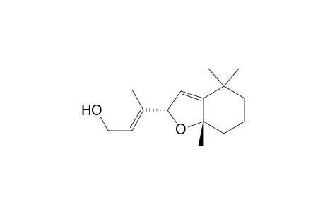 2-Buten-1-ol, 3-(2,4,5,6,7,7a-hexahydro-4,4,7a-trimethyl-2-benzofuranyl)-, [2.alpha.(E),7a.beta.]-(.+-.)-
