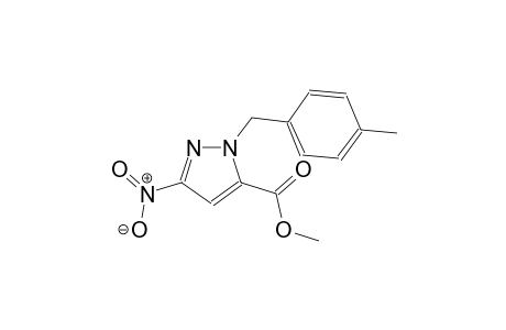 methyl 1-(4-methylbenzyl)-3-nitro-1H-pyrazole-5-carboxylate