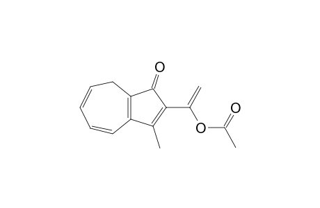 1-(1-Methyl-3-oxidanylidene-4H-azulen-2-yl)ethenyl ethanoate