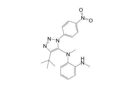 4-tert-Butyl-1-(4-nitrophenyl)-5-[N-methyl-N-(2-methylaminophenyl)amino]triazole