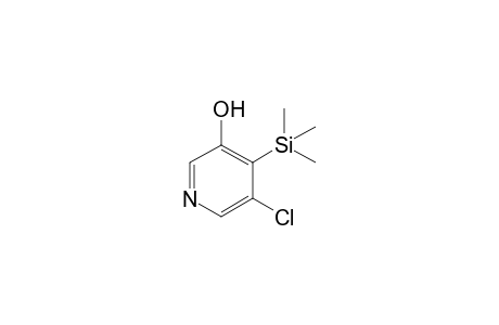 5-chloranyl-4-trimethylsilyl-pyridin-3-ol