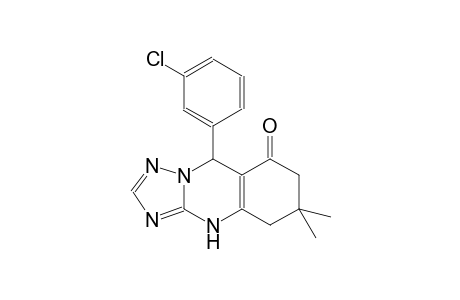 9-(3-chlorophenyl)-6,6-dimethyl-5,6,7,9-tetrahydro[1,2,4]triazolo[5,1-b]quinazolin-8(4H)-one