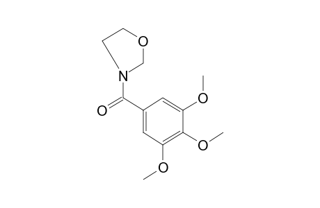 3-(3,4,5-TRIMETHOXYBENZOYL)OXAZOLIDINE