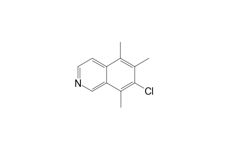 Isoquinoline, 6(or 7)-chloro-5,7,8(or 5,6,8)-trimethyl-
