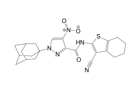 1-(1-adamantyl)-N-(3-cyano-4,5,6,7-tetrahydro-1-benzothien-2-yl)-4-nitro-1H-pyrazole-3-carboxamide