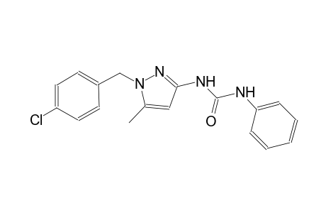 N-[1-(4-chlorobenzyl)-5-methyl-1H-pyrazol-3-yl]-N'-phenylurea