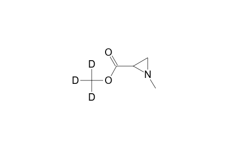 1-Methyl-2-trideuteromethoxycarbonyl-1-aza-cyclopropane