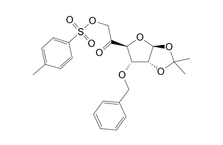 1,2-O-isopropylidene-6-O-tosyl-3-O-benzyl-.beta.-D-arabino-hexofuranos-5-ulose