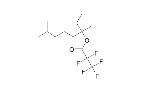 Tetrahydrolinalool, pentafluoropropionate