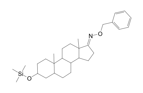 Androstan-17-one, 3-[(trimethylsilyl)oxy]-, O-(phenylmethyl)oxime, (3.alpha.,5.beta.)-