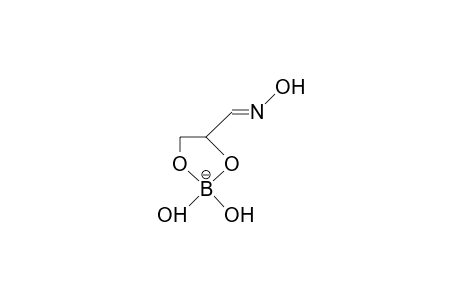 DL-Glyceraldehyde oxime borate monoester anion