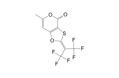 6-methyl-2-[2,2,2-trifluoro-1-(trifluoromethyl)ethylidene]-4H-[1,3]oxathiolo[4,5-c]pyran-4-one