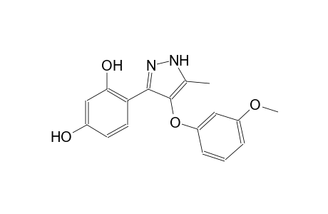 1,3-benzenediol, 4-[4-(3-methoxyphenoxy)-5-methyl-1H-pyrazol-3-yl]-