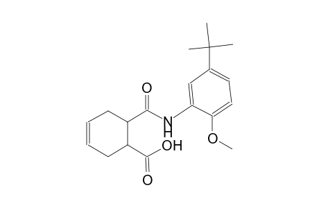 6-[(5-tert-butyl-2-methoxyanilino)carbonyl]-3-cyclohexene-1-carboxylic acid