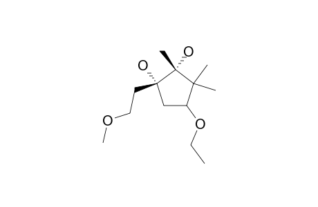 T-4-ETHOXY-1-(2-METHOXYETHYL)-2,3,3-TRIMETHYLCYCLOPENTANE-R-1,C-2-DIOL